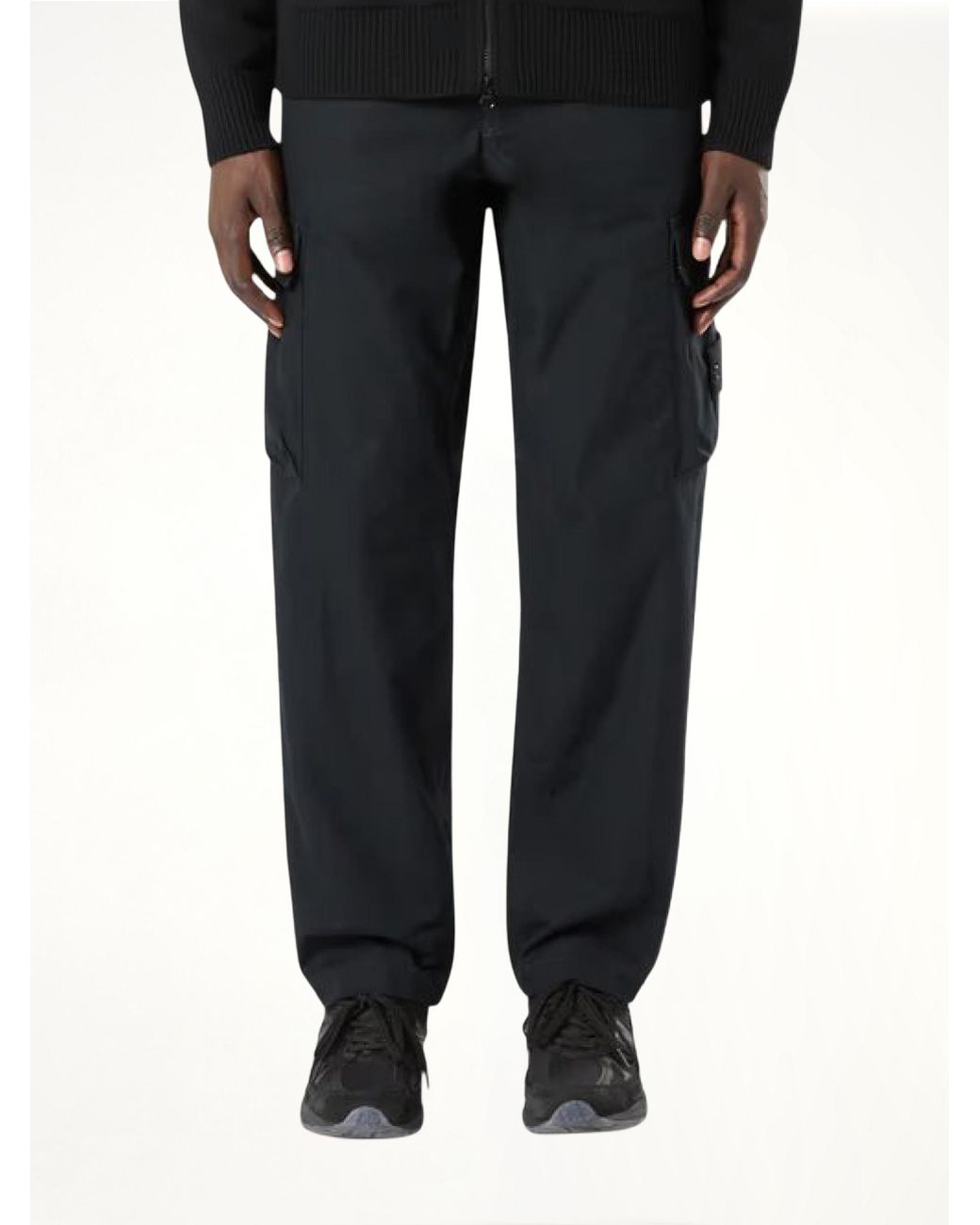 Stone Island Black Ghost Cargo Trouser for men
