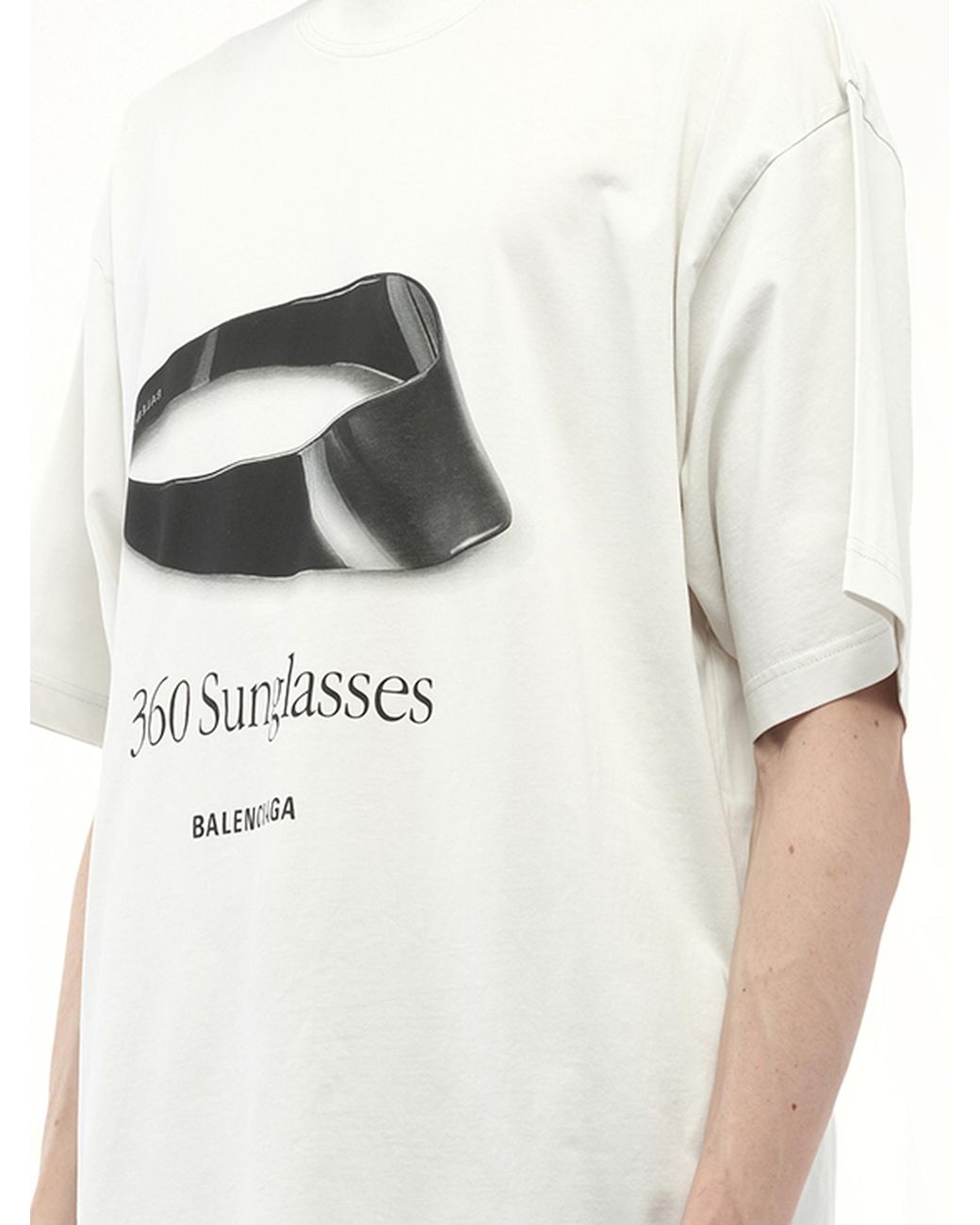 Balenciaga 360 Sunglasses Medium Fit T-Shirt, 100% Cotton