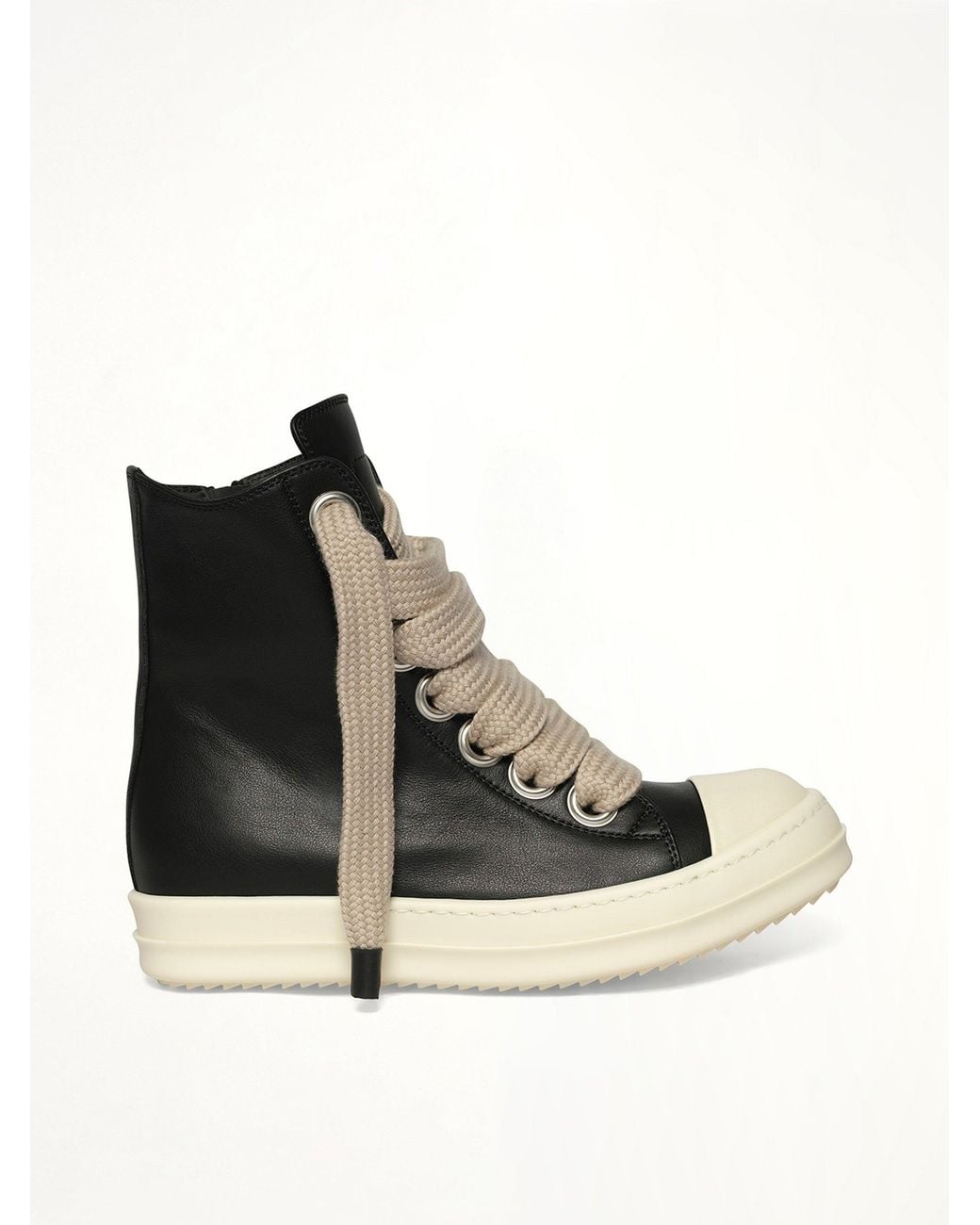Rick Owens Black Jumbolace Sneaks