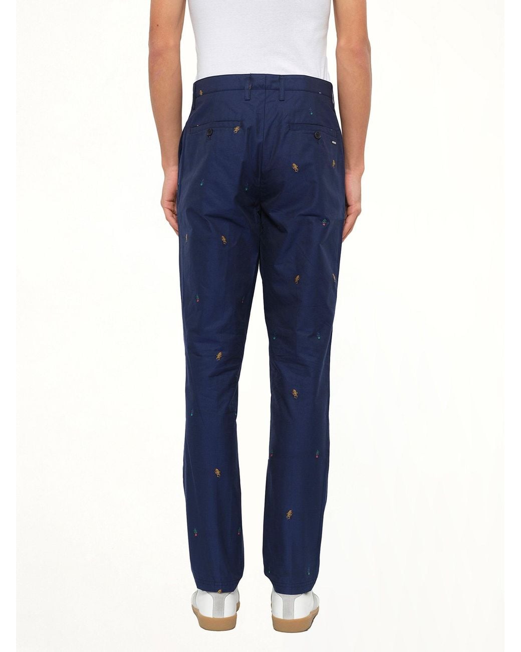 KENZO Blue Trousers for men