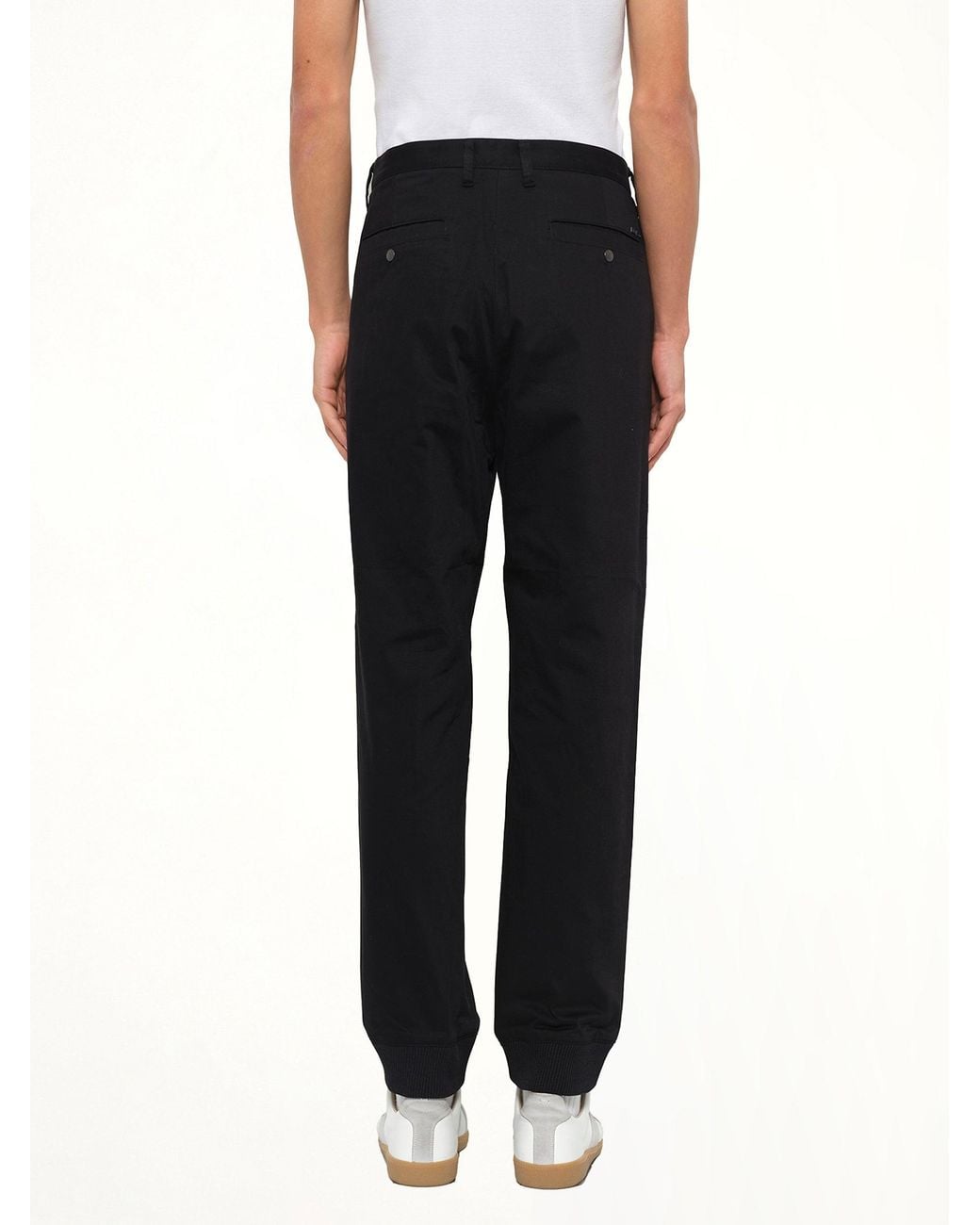 KENZO Black Jog Pant W Rib for men
