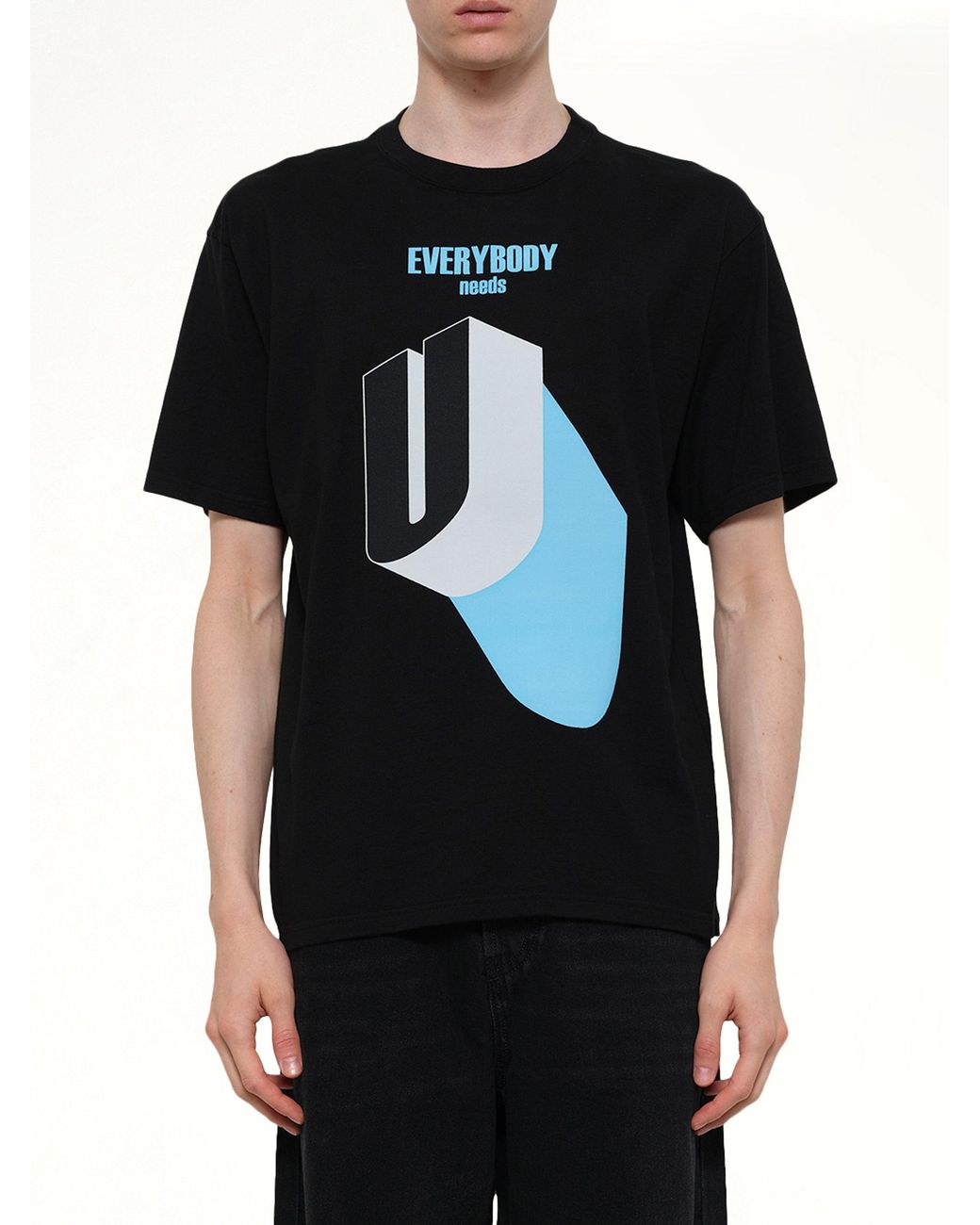 Undercover Black Everybody Needs U T-Shirt for men