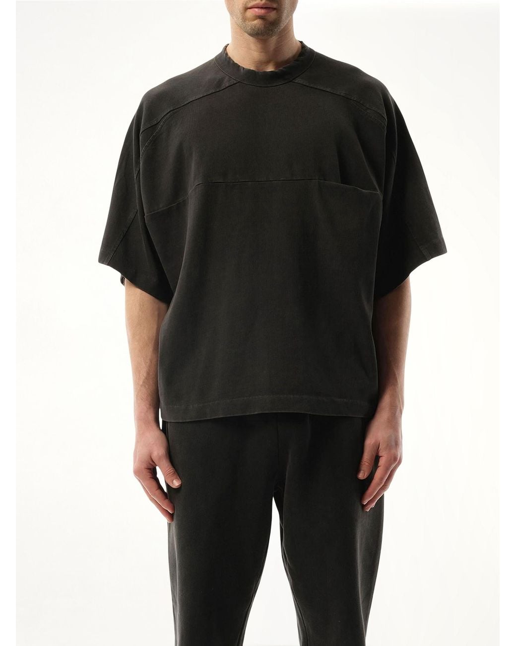 Entire studios Black Heavy Pocket T-Shirt for men