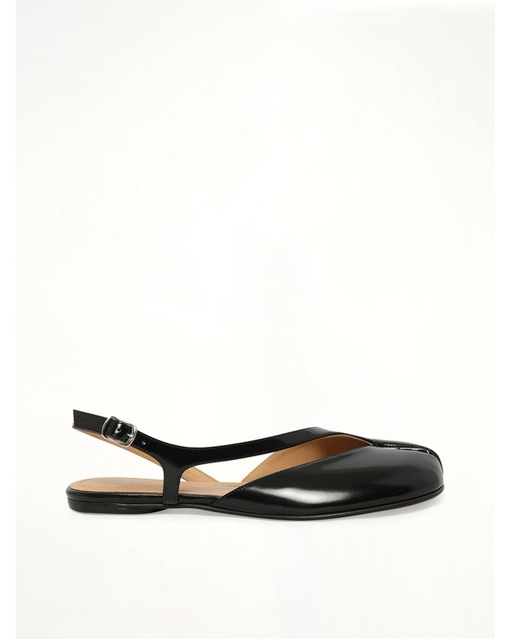 Maison Margiela White Tabi Flat Slingback