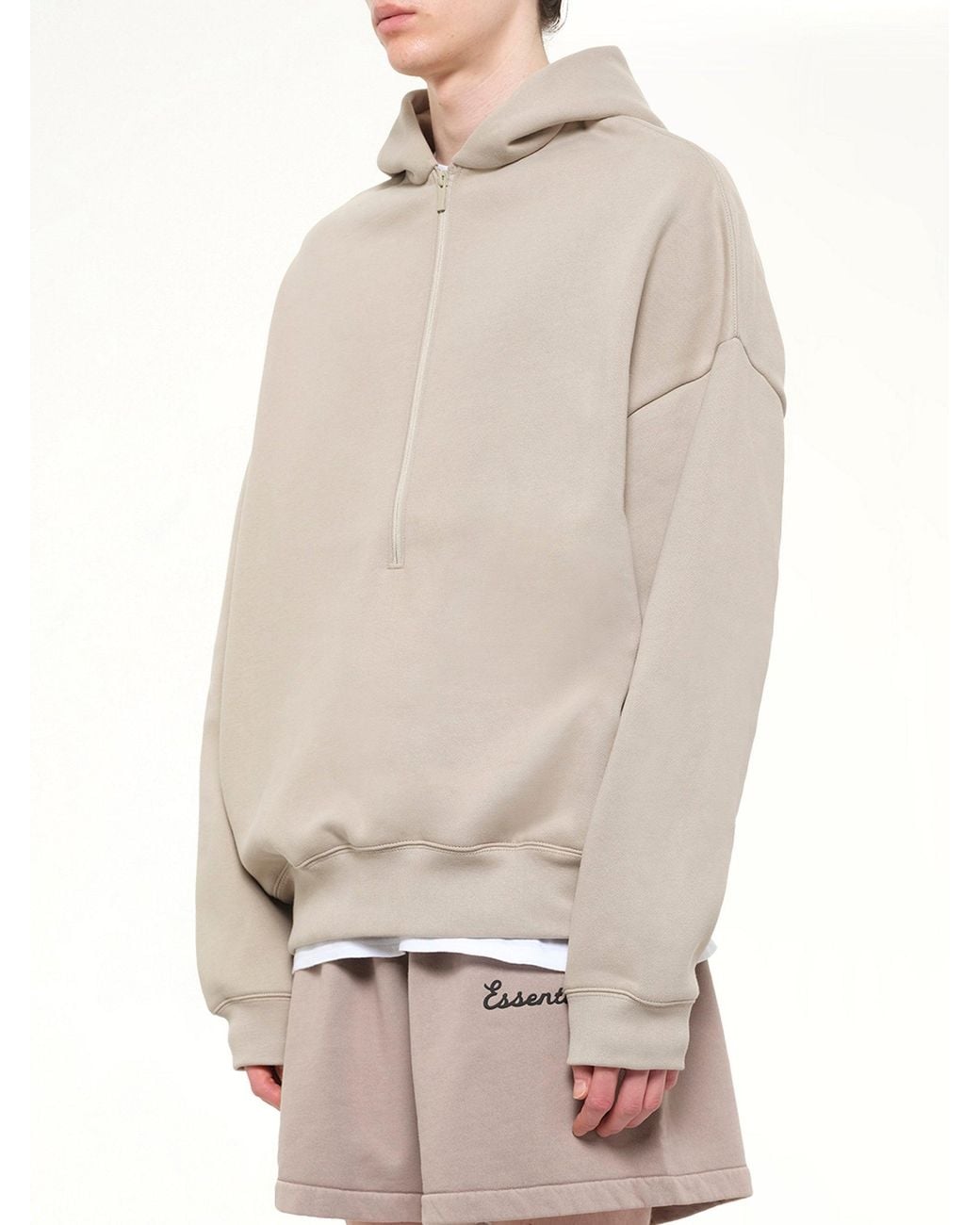 Fear Of God Natural Property Lounge Half Zip Hoodie for men