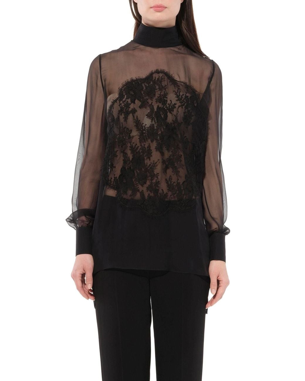 Givenchy Black Podium Blouse