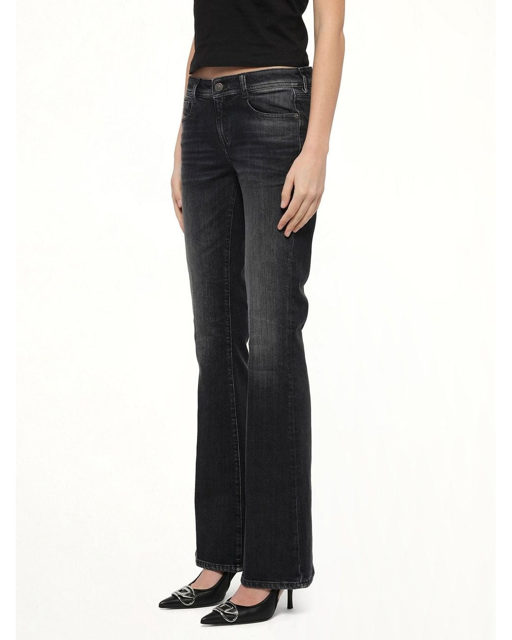 DIESEL Black 1969 D-Ebbey Bootcut Jeans