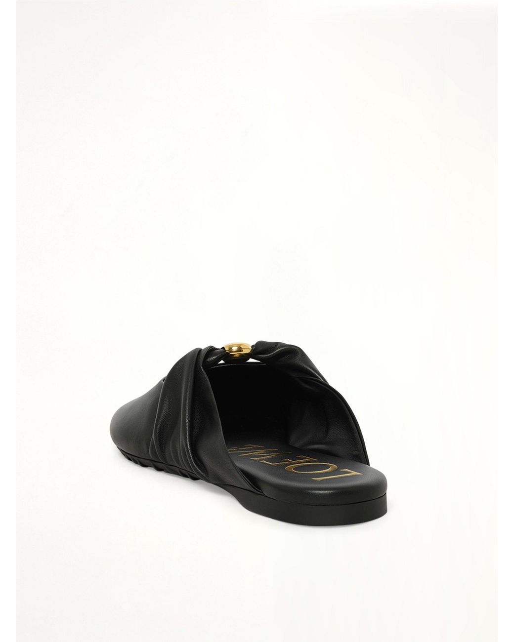 Loewe Black Pebble Soft Mule