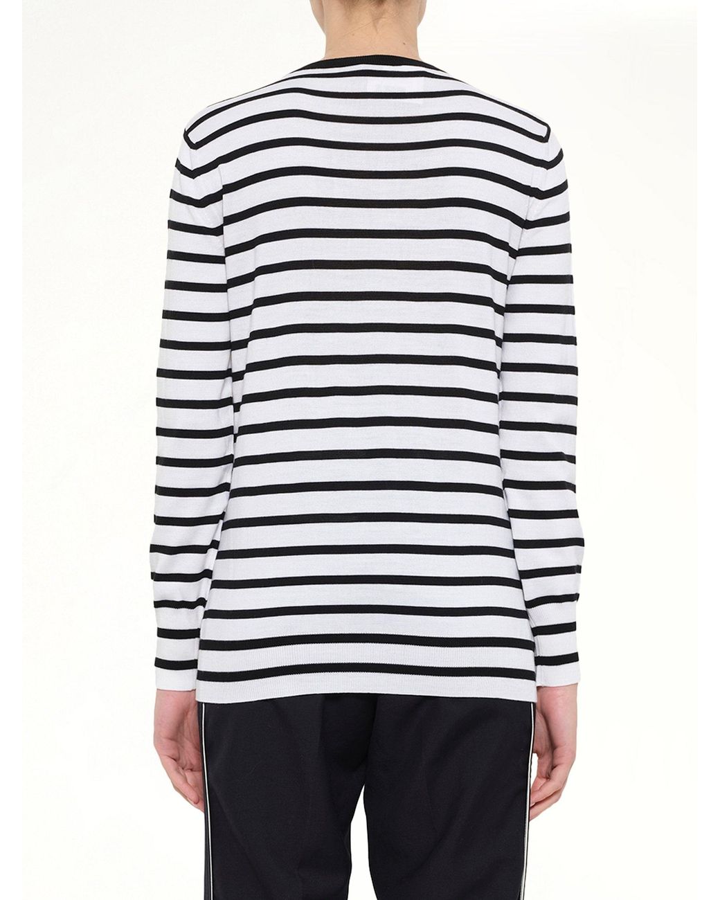 Loewe Gray Cat Sweater Stripes