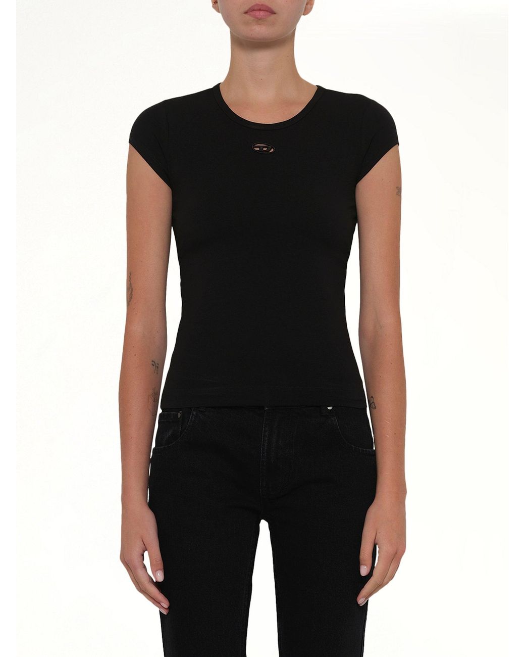 DIESEL Black T-Angie-Od T-Shirt