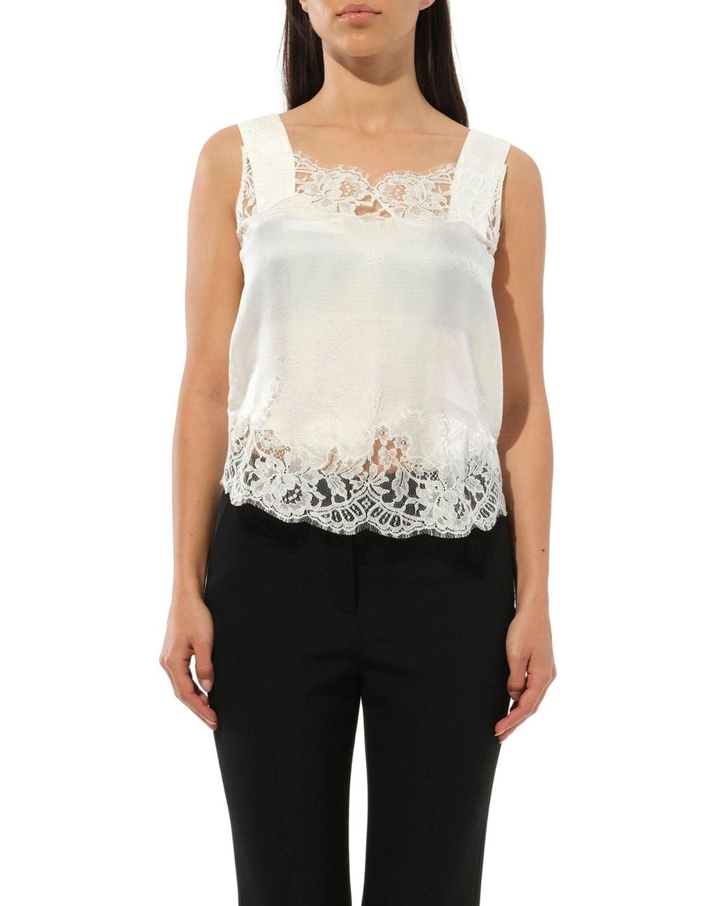 Givenchy Black Sleeveless Tops