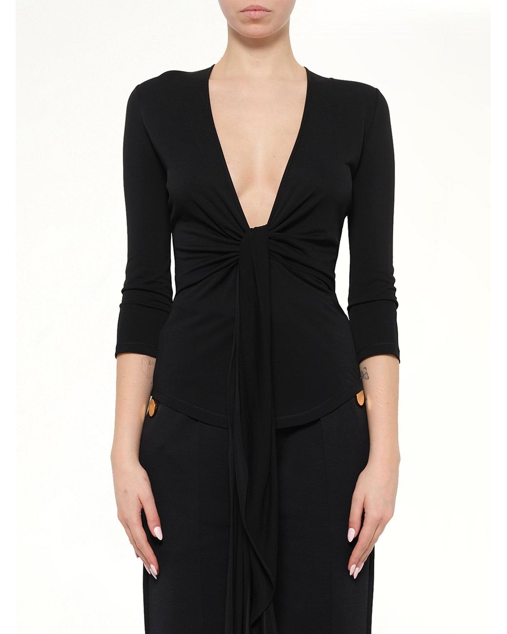 Givenchy Black Long Sleeve Top