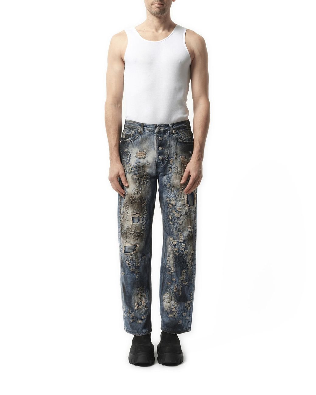 THUG CLUB Combat Casualty Care Denim Pants, 100% Cotton in