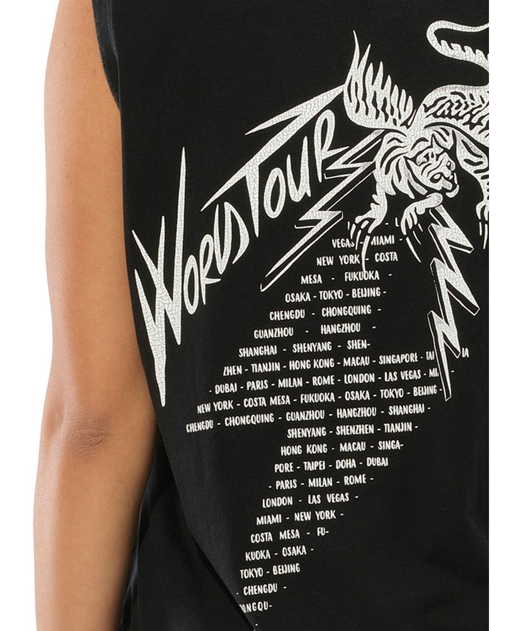 Givenchy Black Podium Sleeveless T-Shirt