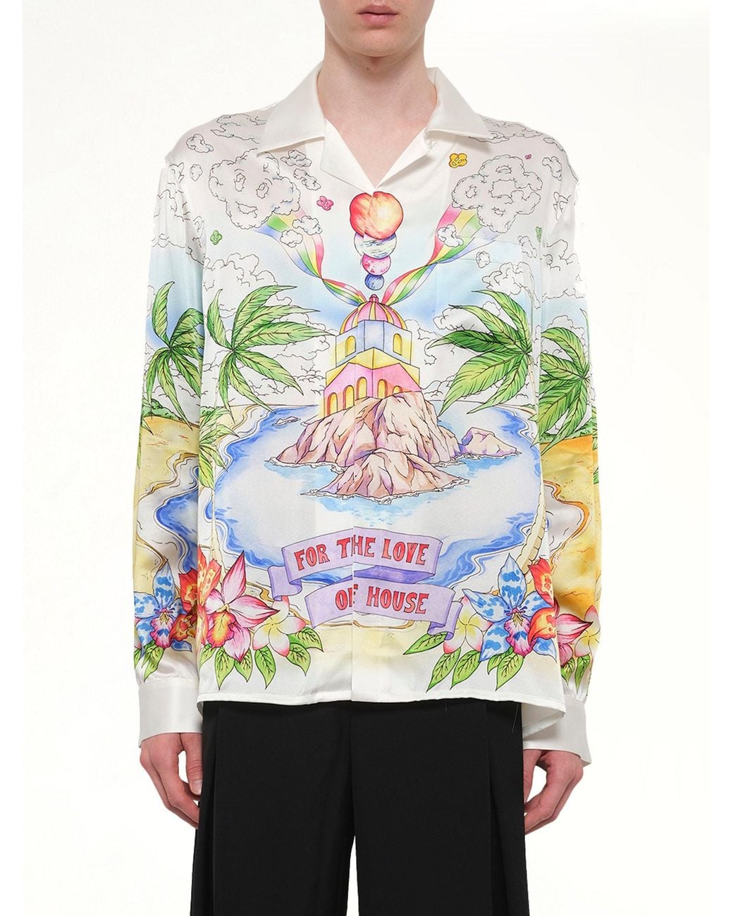 Casablanca Gray Better Days Ls Shirt for men