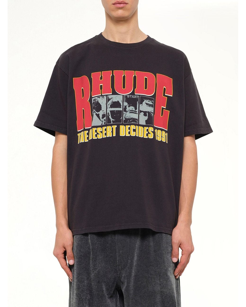 Rhude Red The Desert Decides T-Shirt for men