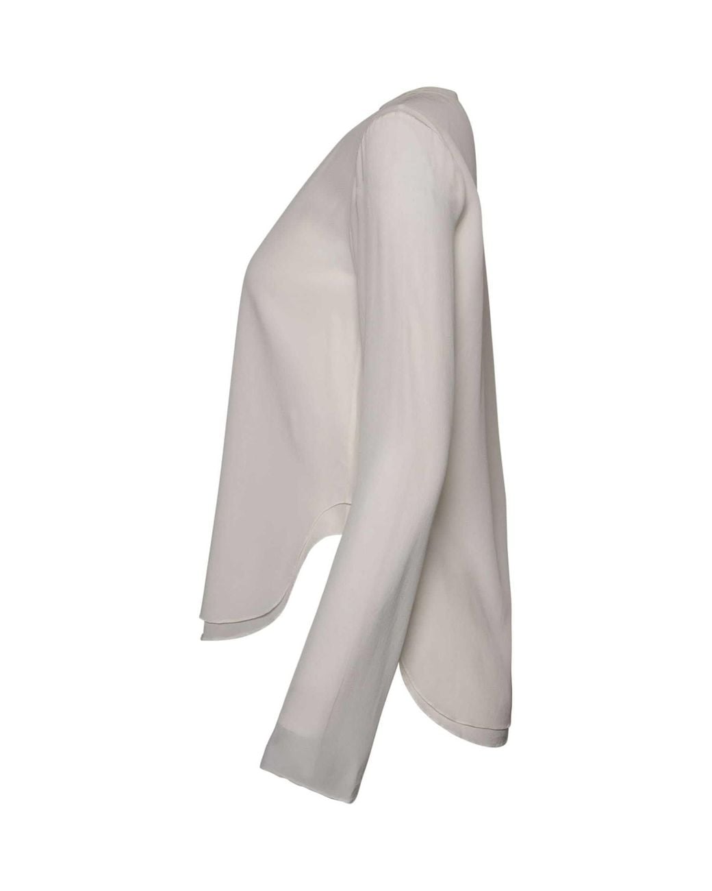Chloé Gray Long Sleeve Top