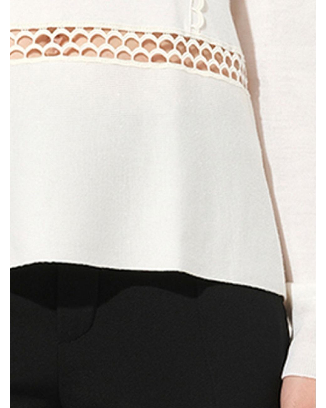 Chloé White Pullover Sweater