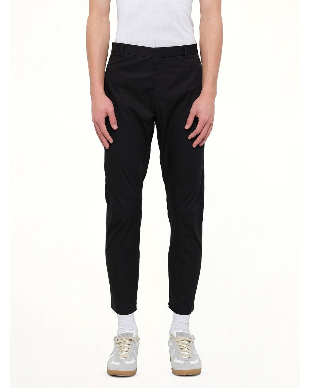 Lanvin Black Biker Pants for men