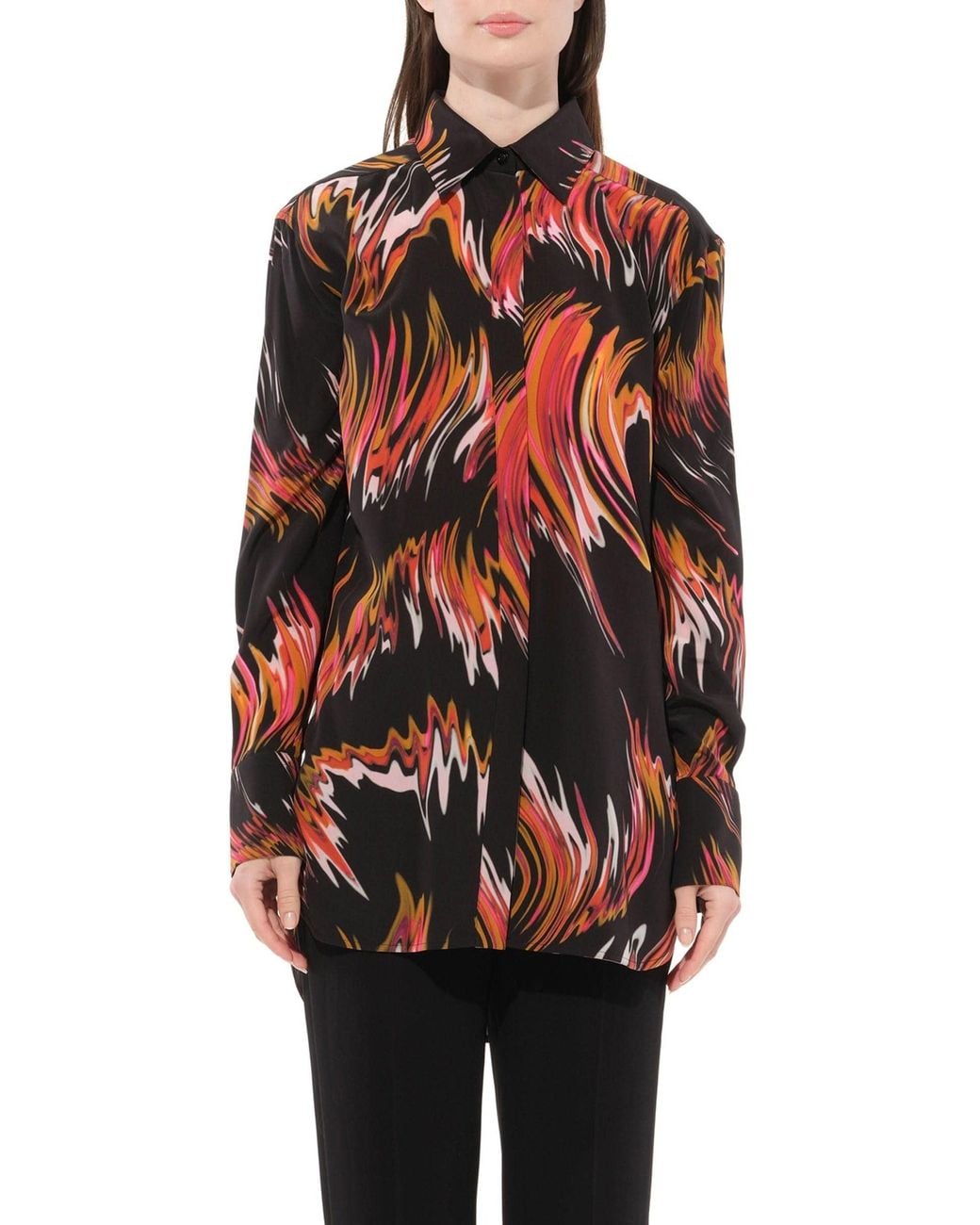 Givenchy Red Classic Shirt, , 100% Cotton