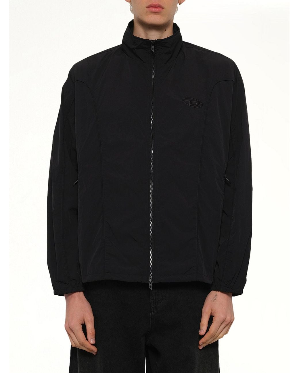 DIESEL Black J-Five-Wrd-Akad Jacket for men