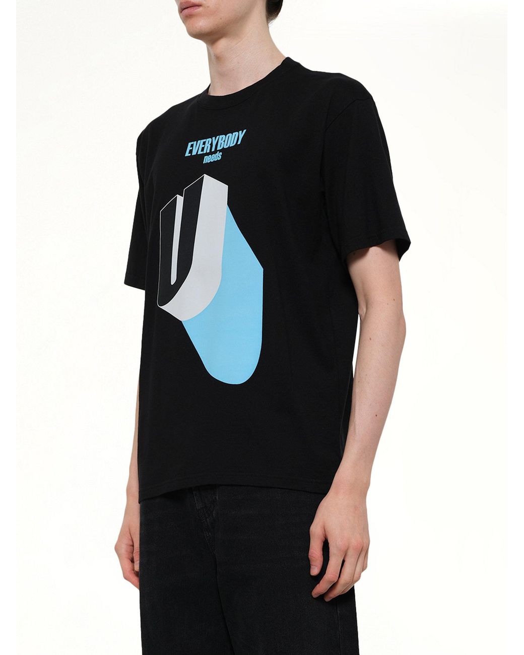 Undercover Black Everybody Needs U T-Shirt for men