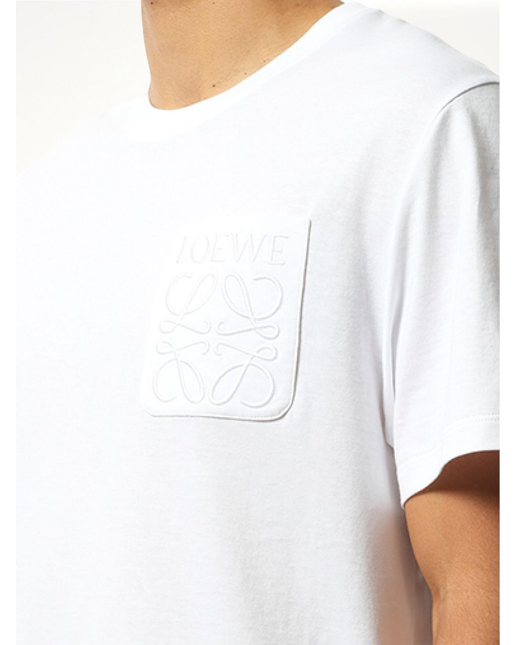 Loewe White Relaxed Anagram T-Shirt for men