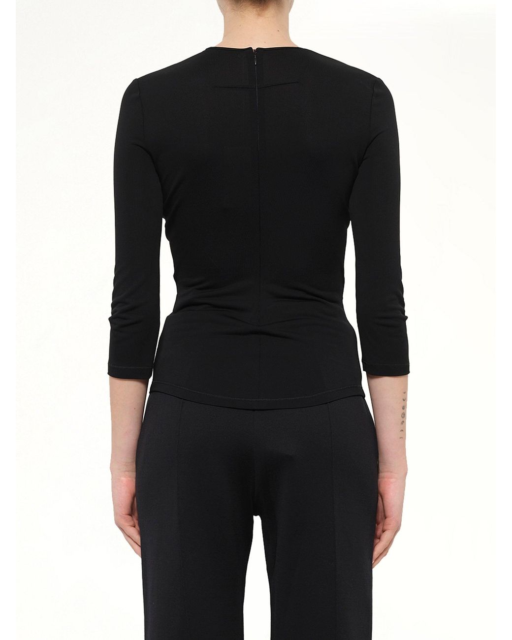 Givenchy Black Long Sleeve Top