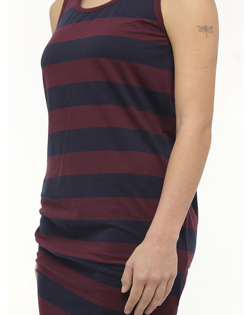 Loewe Blue Stripe Jersey Dress