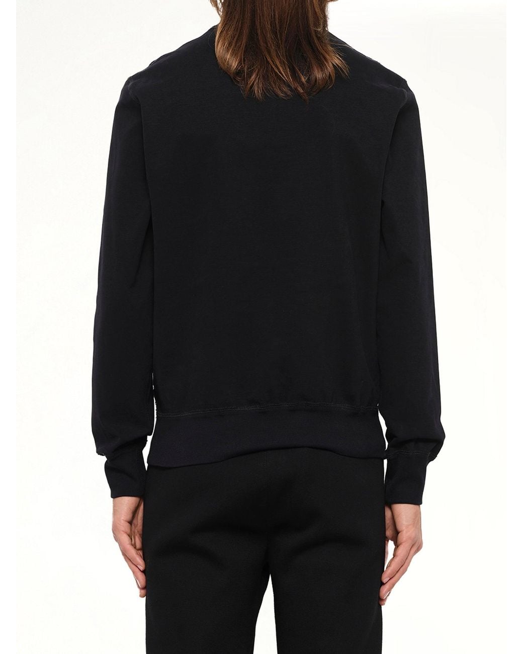 McQueen Black Amq Sweatshirt for men