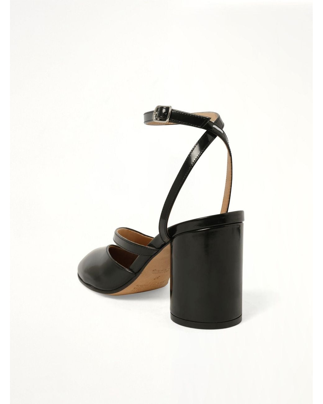 Maison Margiela Black Tabi Sandal Pump 8Cm