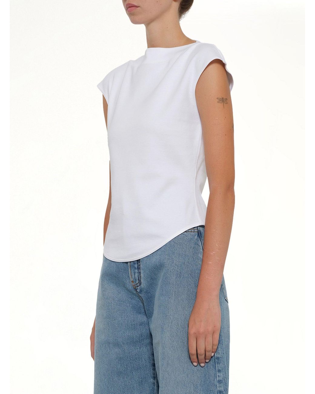 Alaïa Blue Cap T-Shirt