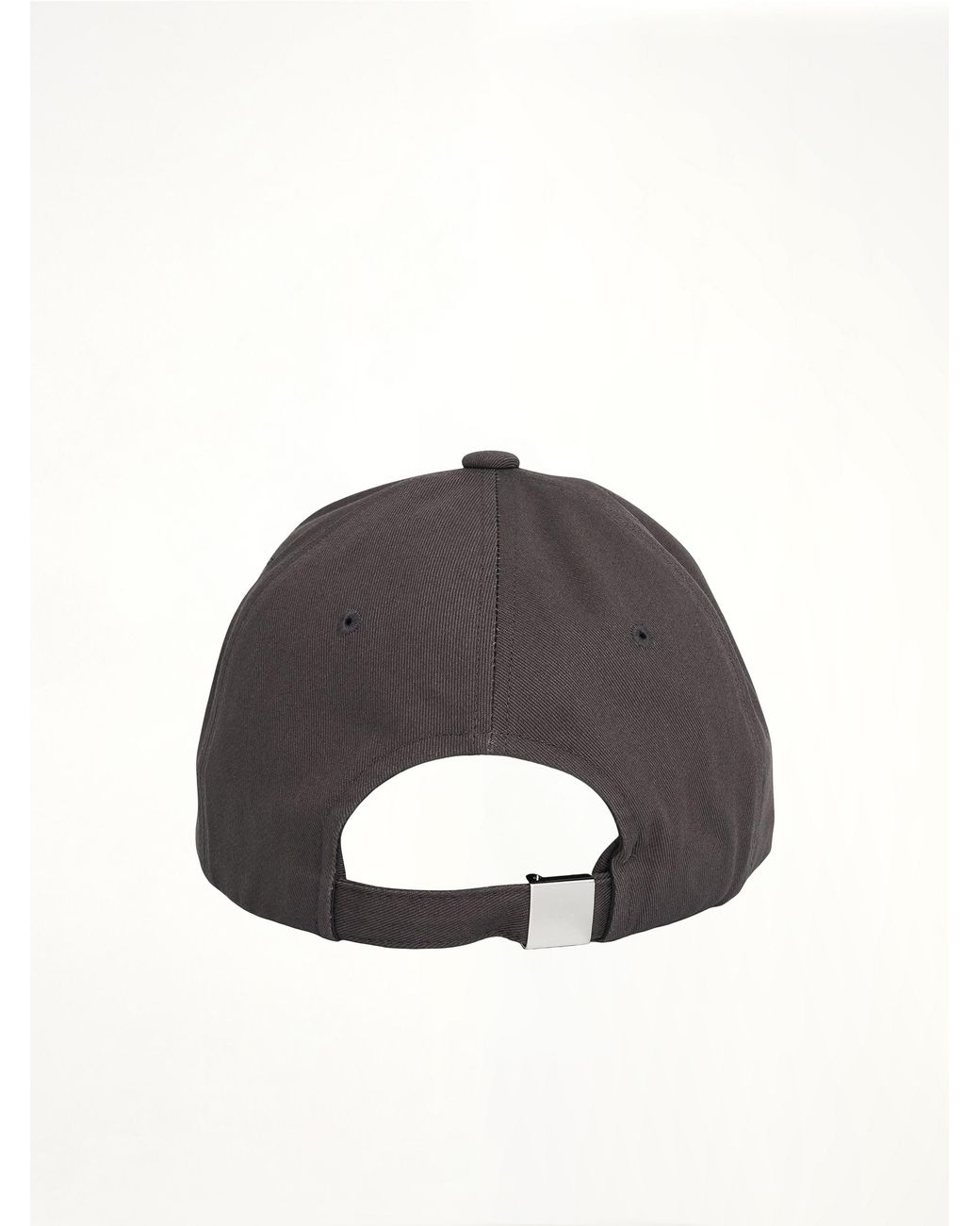 we11done Gray Basic Small Logo Cap for men