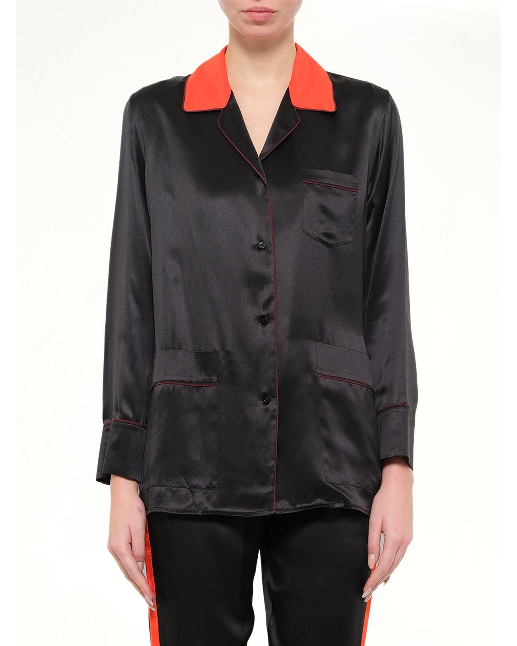 Givenchy Black Silk Shirt