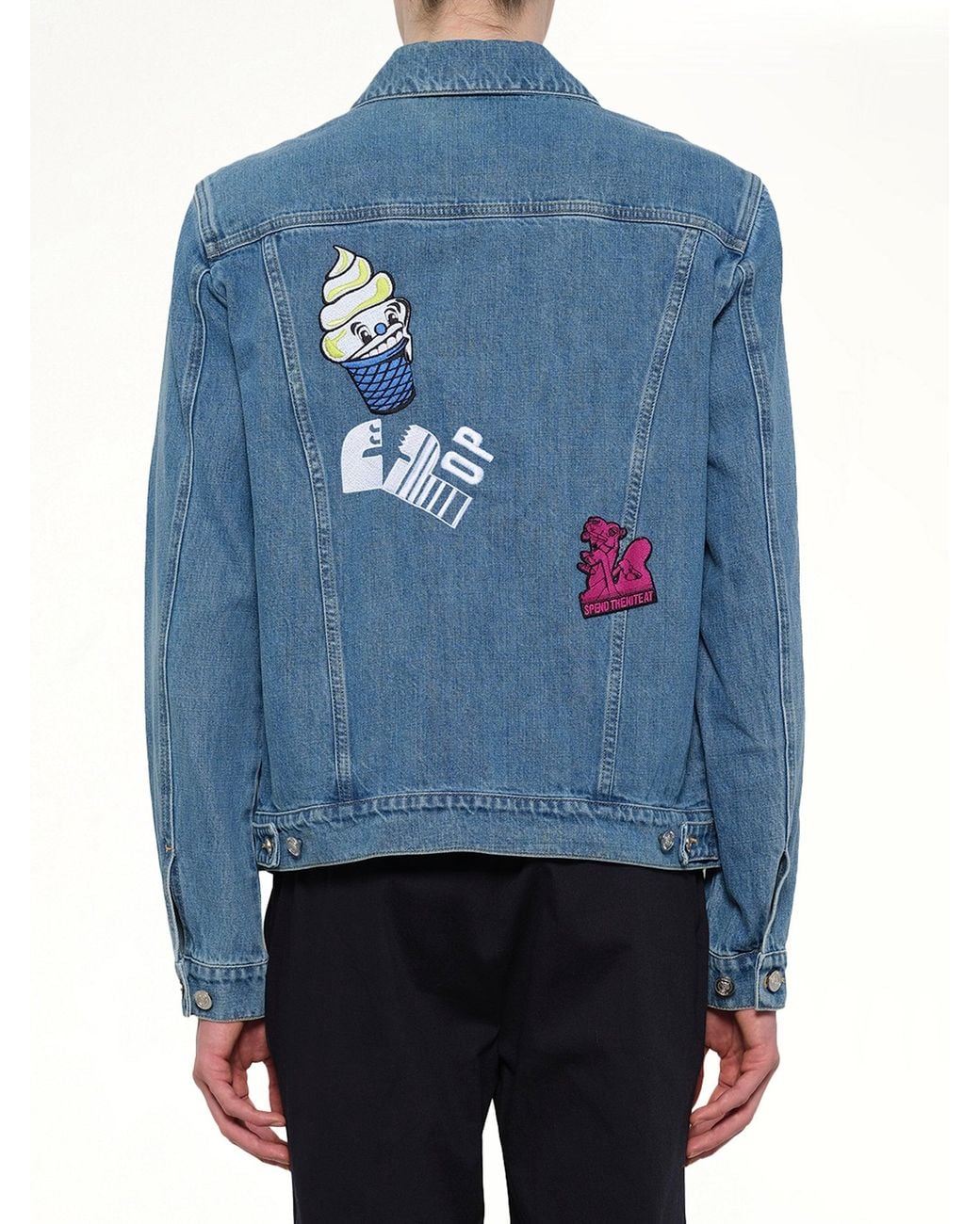 KENZO Blue Blouson for men