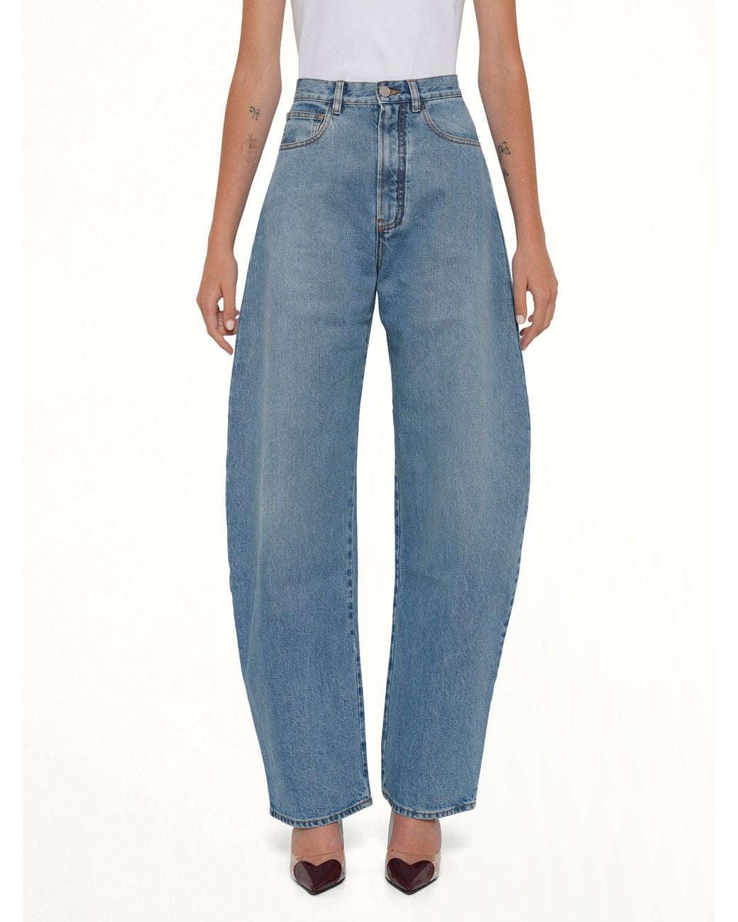Alaïa Blue Round Pants