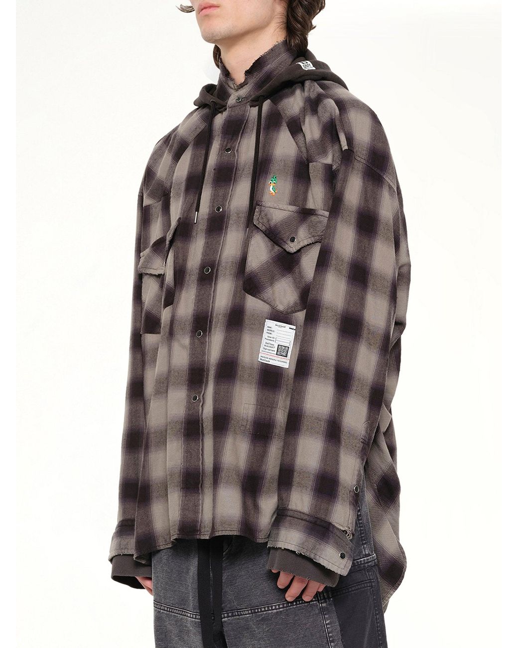 Maison Mihara Yasuhiro Brown Sweat Hoodie L/S Shirts for men