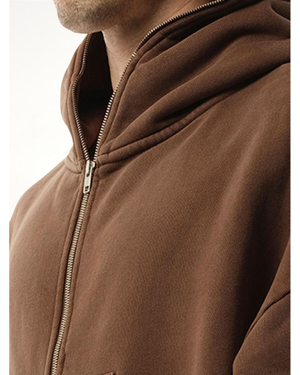 Entire studios Brown Eternal Zip Hoodie for men