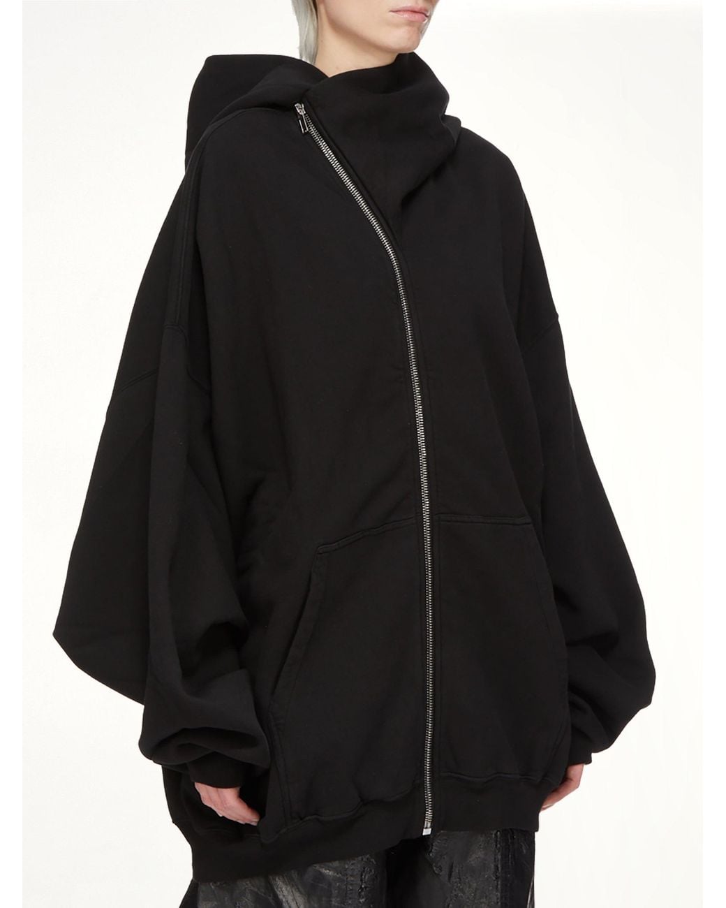 Rick Owens Black Mountain Hun Hoodie