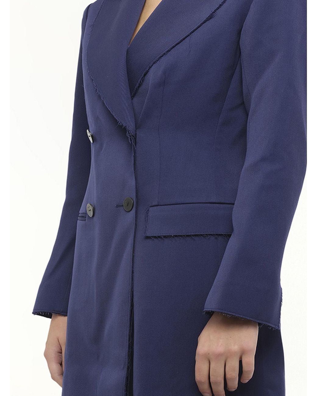 Loewe Blue Double Button Coat