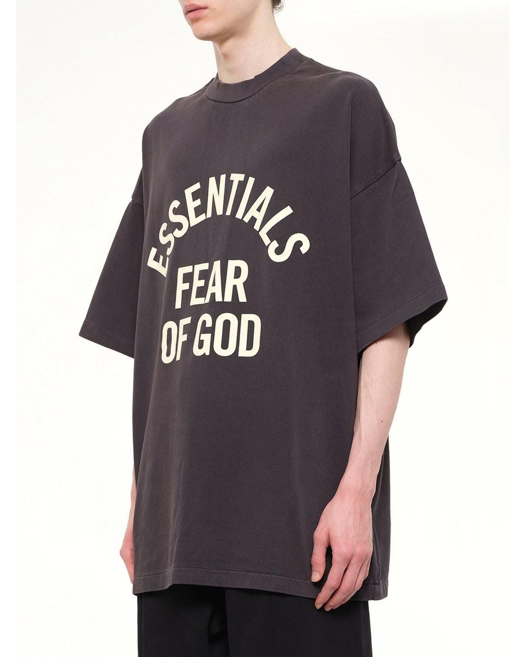 Fear Of God Black Campus 90's Short Sleeve T-Shirt for men
