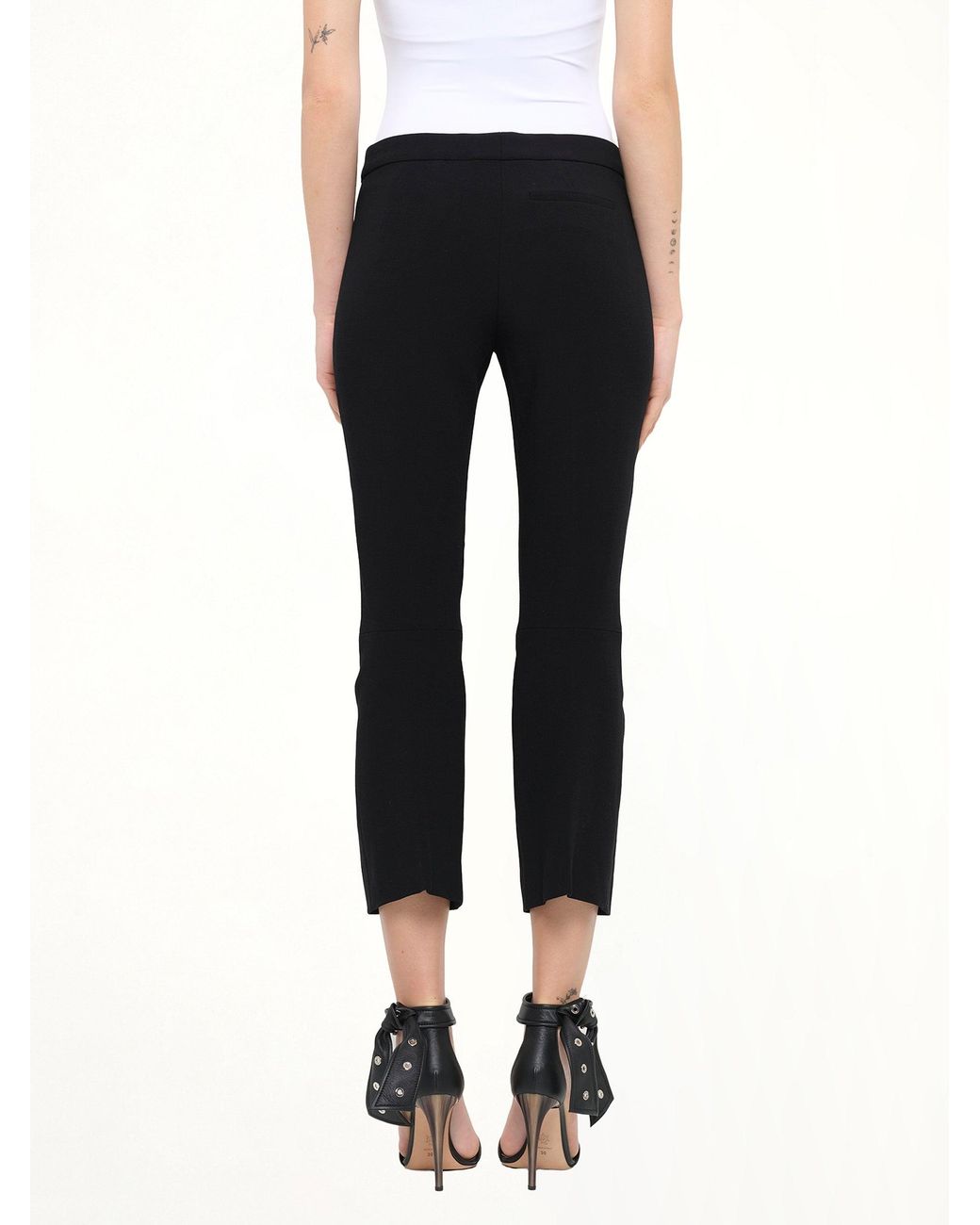 McQueen Black Wool Pants