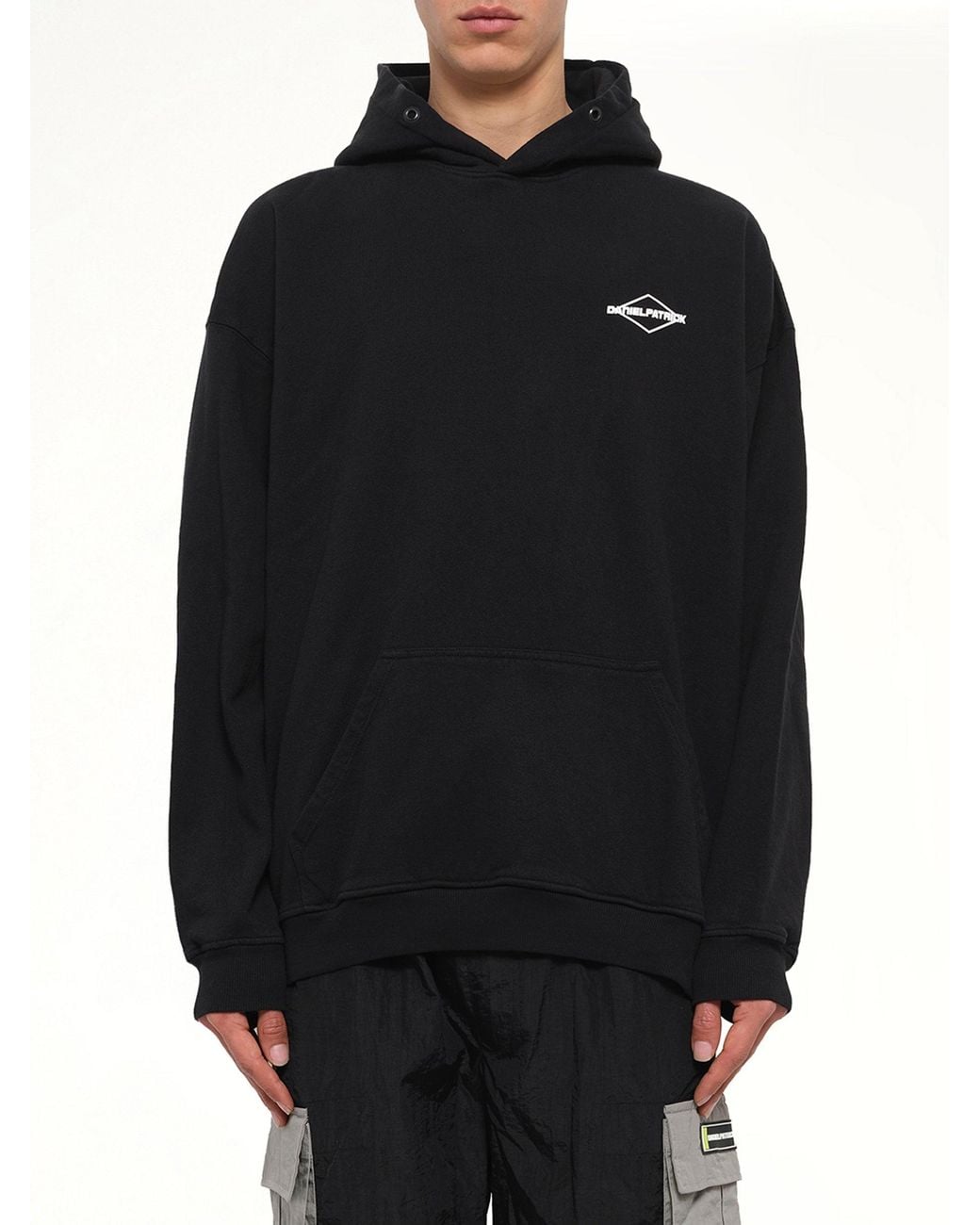 Daniel Patrick Black Take Care Hoodie for men