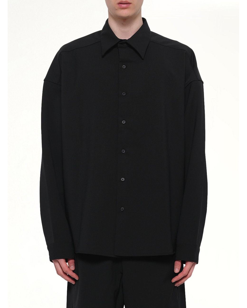 Entire studios Black Miller Shirt for men