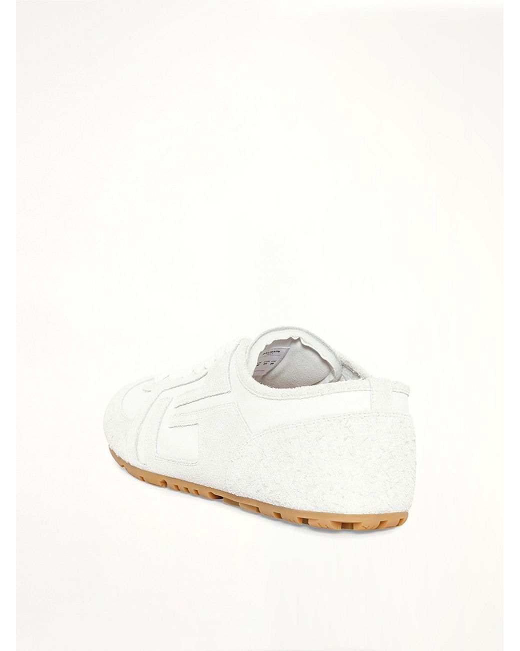 Balmain White Racer 45 Sneaker for men