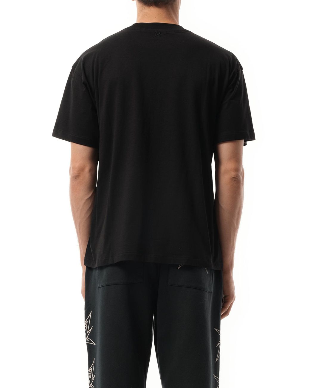 Represent Black Initial Oversized T-Shirt, Short Sleeves, 100% Cotton for men