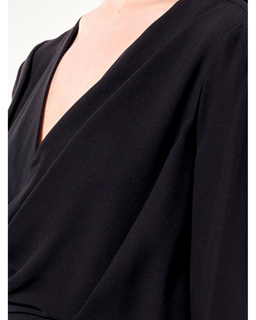 Balenciaga Black Breezy Long Sleeve Gown