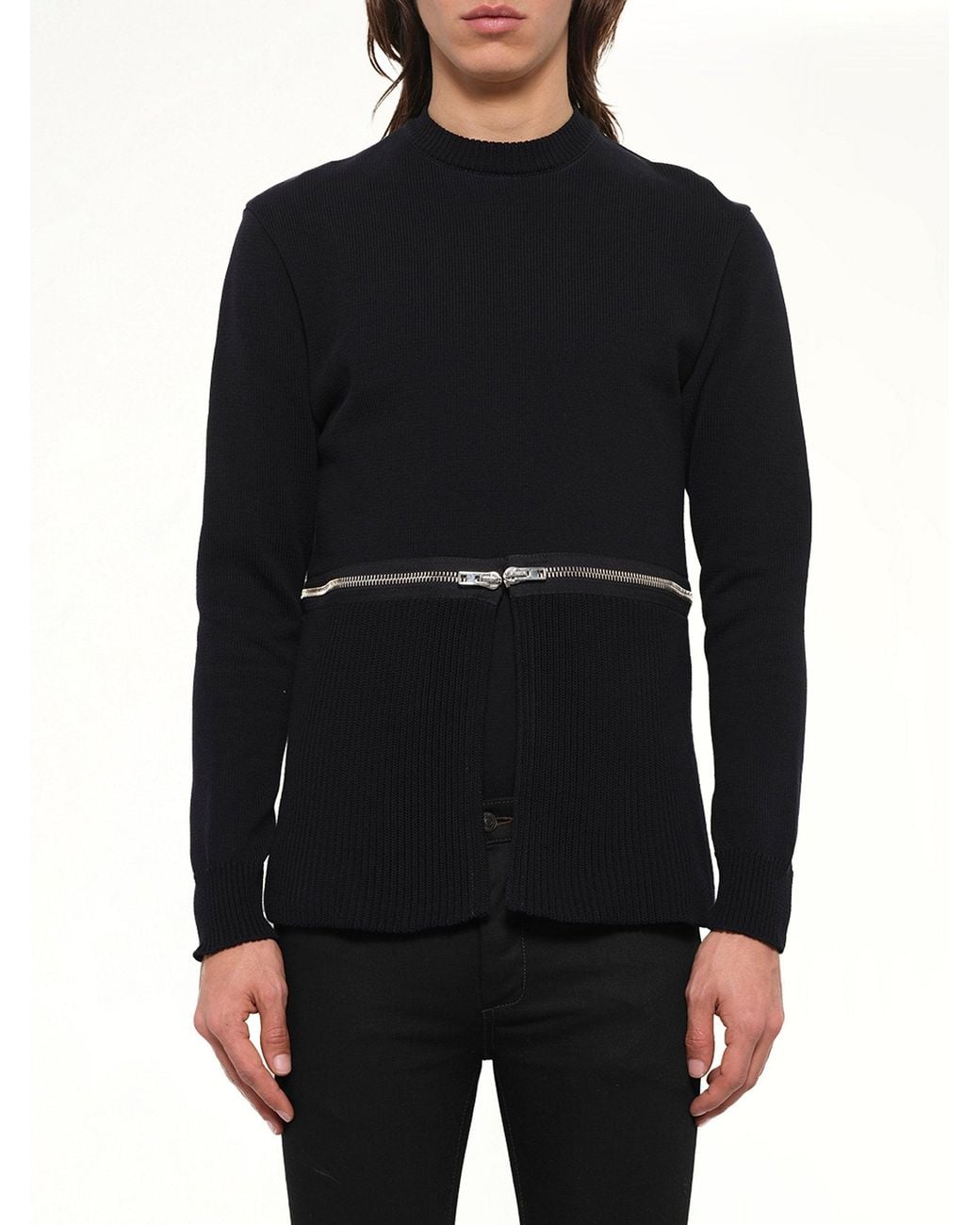 Givenchy Black Podium Zip Pullover for men