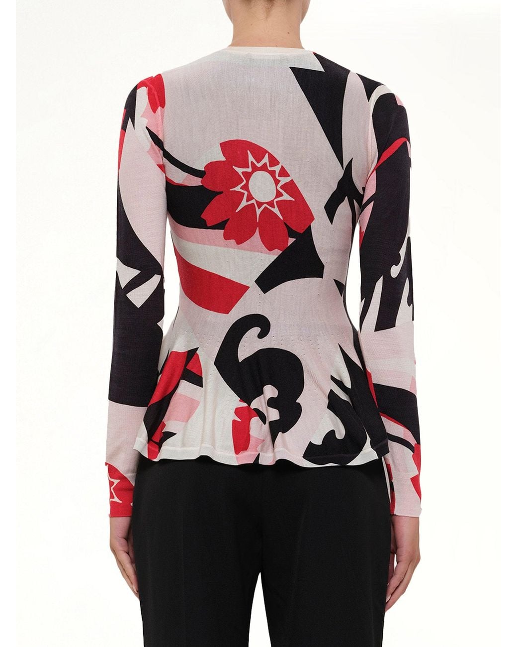 McQueen Red Knit Cardigan