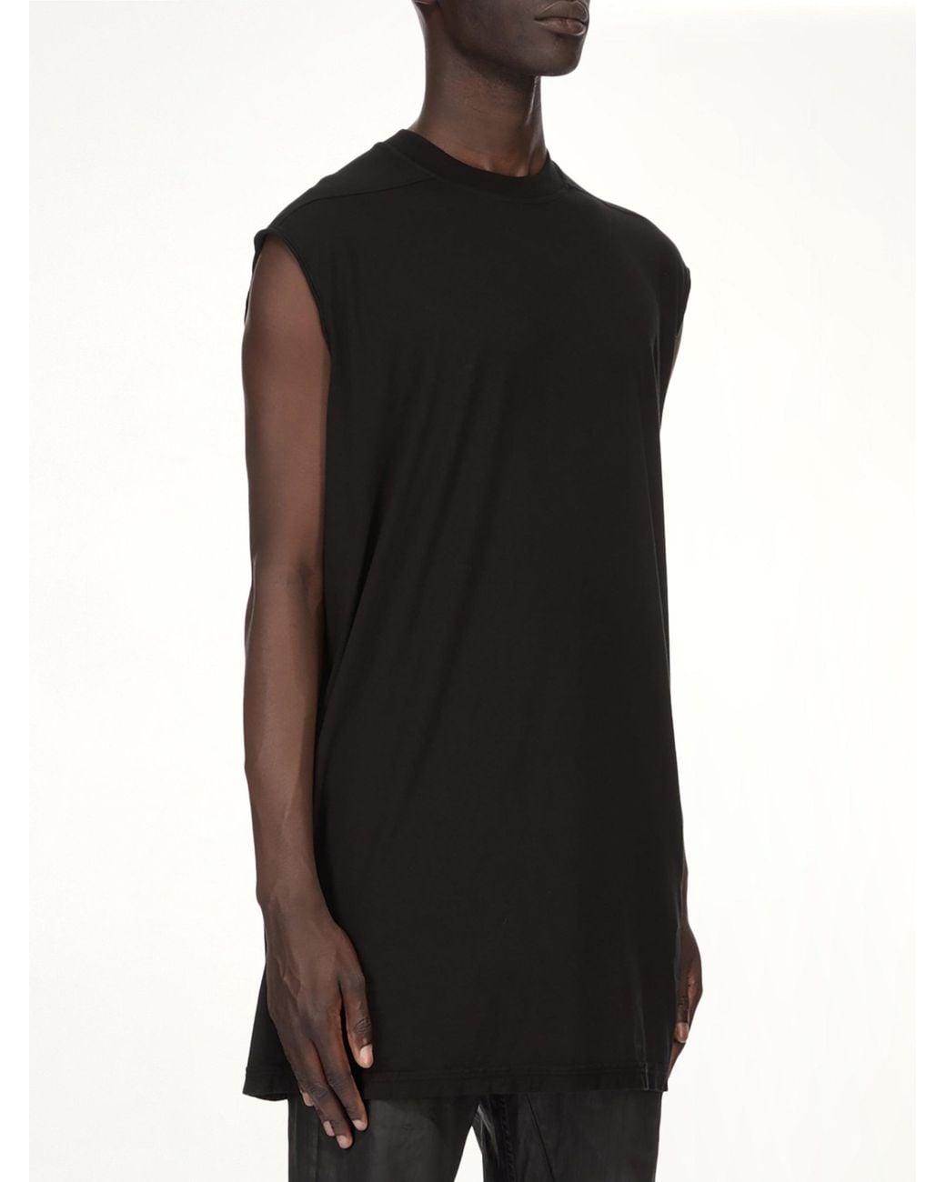 Rick Owens Black Tarp T-Shirt for men
